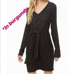 Forever 21 Tie marled dress